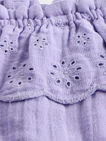 Baby Eyelet Bubble Shorty Set
