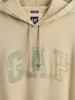 VintageSoft Plaid Arch Logo Hoodie