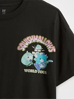 Kids Barbie Oversized Graphic T-Shirt