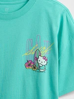 Kids Barbie Oversized Graphic T-Shirt