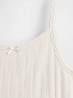Kids Pointelle Rib Cami