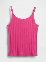 Kids Pointelle Rib Cami