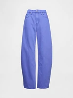 High Rise Barrel Jeans