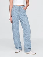 High Rise Barrel Jeans