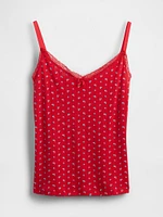 Pointelle PJ Tank Top