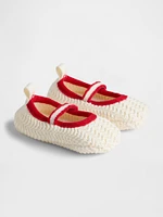 Baby Crochet Mary Jane Shoes
