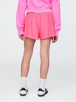 Kids Butterfly-Hem Run Shorts