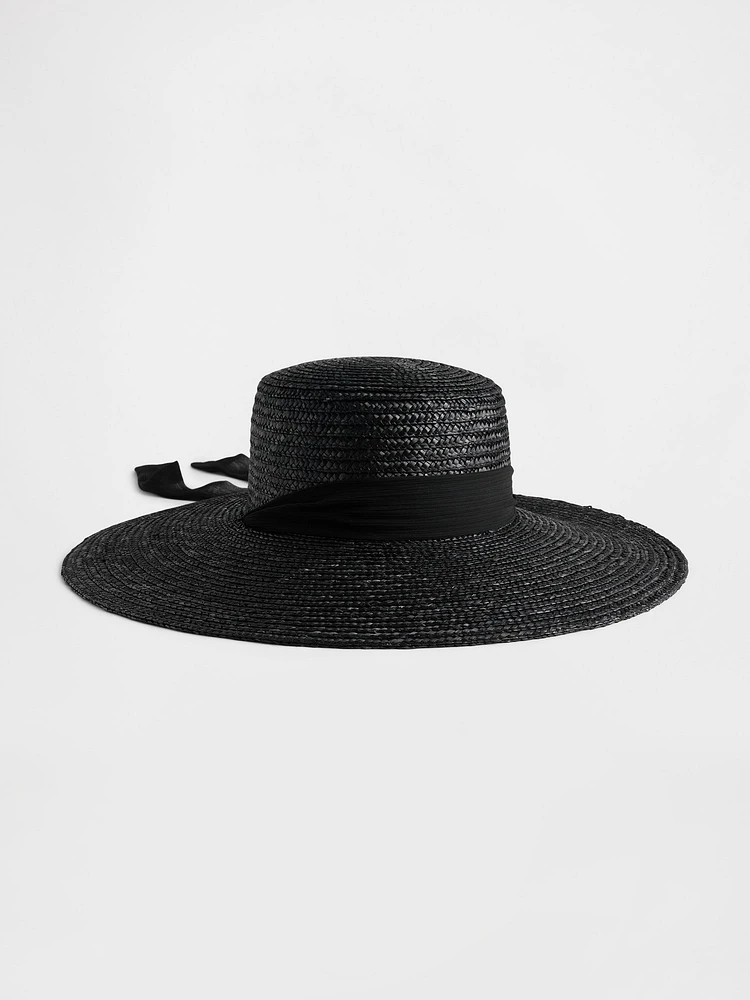Wide Brim Straw Hat