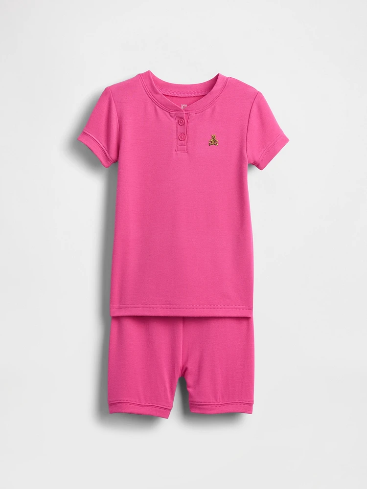 Baby & Toddler Henley PJ Short Set