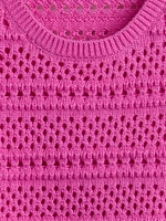 Kids Crochet Shell Tank Top