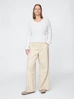 Curvy Mid Rise UltraSoft Baggy Jeans