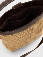 Straw Crossbody Bag