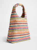 Slouchy Straw Tote Bag