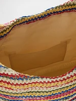 Slouchy Straw Tote Bag