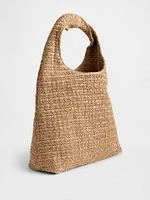 Slouchy Straw Tote Bag
