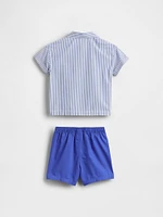 Baby Poplin Outfit Set