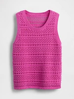 Kids Crochet Shell Tank Top