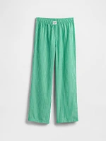 Kids Recycled Poplin PJ Pants