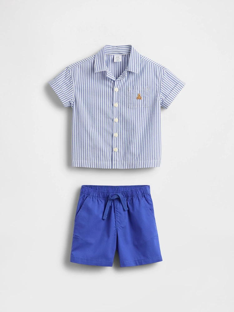Baby Poplin Outfit Set