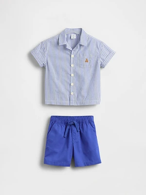 Baby Poplin Outfit Set
