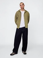 Heavyweight Oversized Zip Hoodie