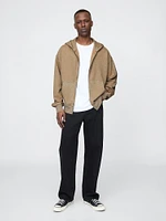 Heavyweight Oversized Zip Hoodie