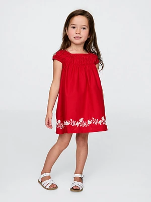 Baby & Toddler Smocked Puff-Sleeve Dress