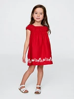 Baby & Toddler Smocked Puff-Sleeve Dress