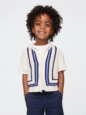Baby & Toddler Border Stripe Sweater Shirt