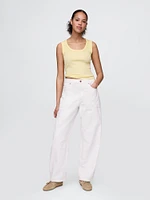 Curvy High Rise Barrel Jeans