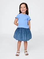 Baby & Toddler Denim Bubble Skort