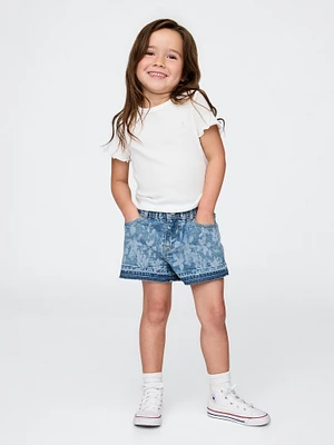 Baby & Toddler Denim Ruffle Stride Shorts