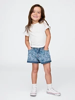 Baby & Toddler Denim Ruffle Stride Shorts