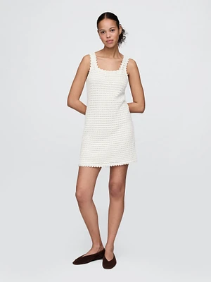 Crochet Mini Dress