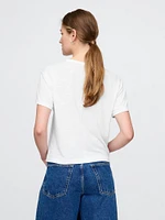 Linen-Blend T-Shirt