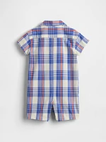 Baby Poplin Pocket Shorty One-Piece