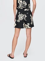 365 High Rise Linen-Blend Shorts