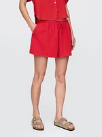 Cotton Gauze Easy Shorts