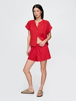 Cotton Gauze Easy Shorts