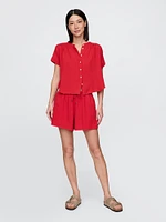 Cotton Gauze Easy Shorts