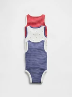 Baby First Favorites TinyRib Ruffle Bodysuit (3-Pack)