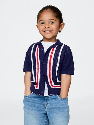 Baby & Toddler Border Stripe Sweater Shirt