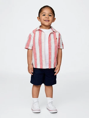 Baby & Toddler Linen-Cotton Cabana Outfit Set