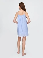 Eyelet Hem PJ Dress