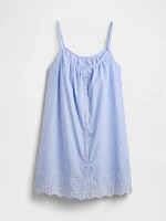 Eyelet Hem PJ Dress