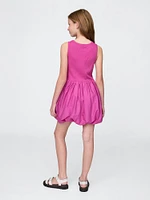 Kids Mixed Media Bubble Dress