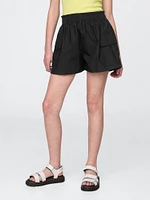 Kids Poplin Easy Cargo Shorts