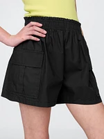 Kids Poplin Easy Cargo Shorts