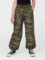 Kids Poplin Baggy Joggers