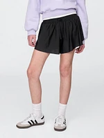 Kids Butterfly-Hem Run Shorts